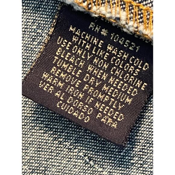 Caribbean Joe Vintage Denim Jean Jacket Blazer Size Medium - Picture 8 of 10